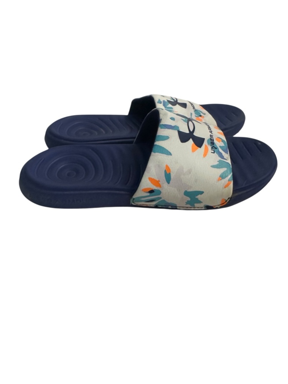 Under Armour Ansa Graphic Slides Slip On Athletic Sandals Women's Size 6